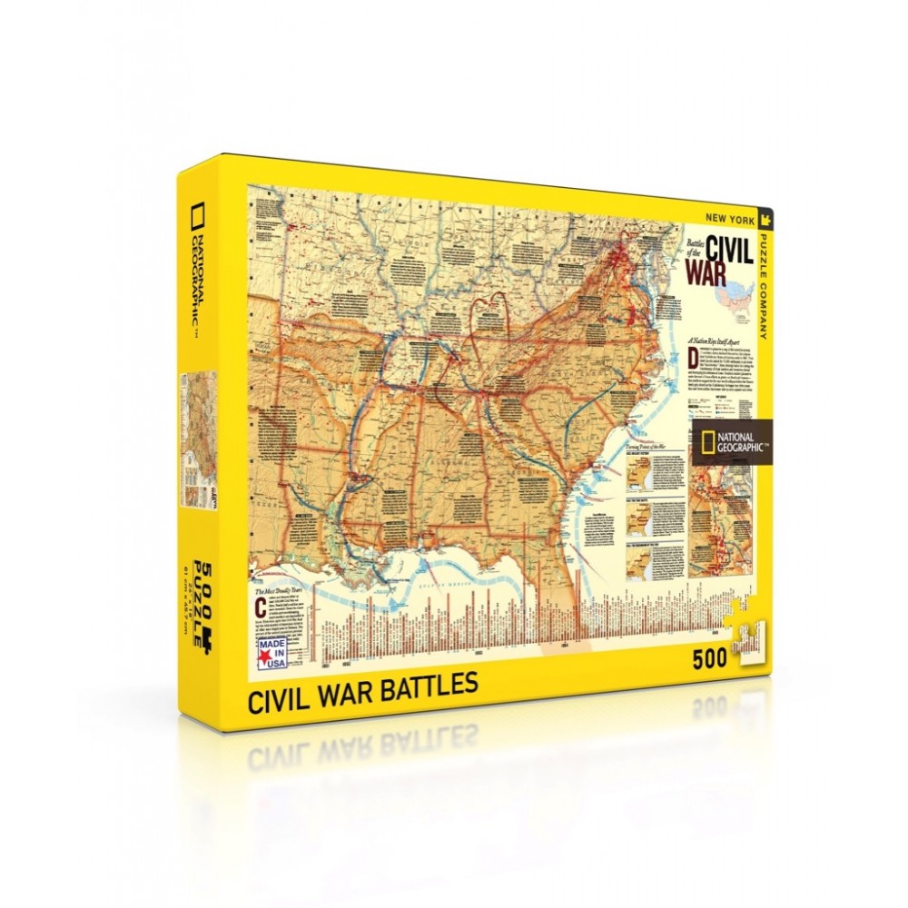 Battles of the Civil War Pussel 500 bitar